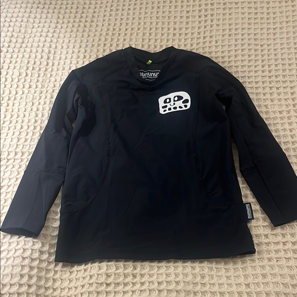 nununu Black Kids Swim Rashguard